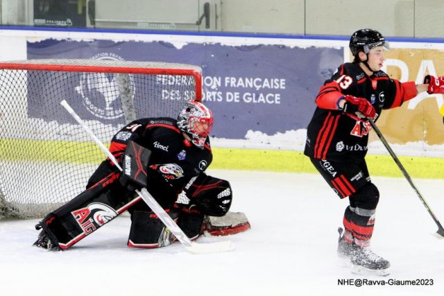 Photo hockey match Nice - Rouen le 03/11/2023