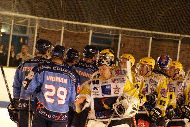 Photo hockey match Angers  - Strasbourg  le 03/10/2009