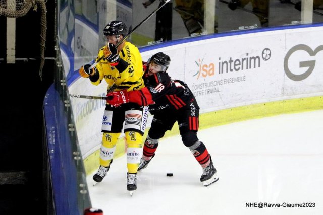 Photo hockey match Nice - Rouen le 03/11/2023