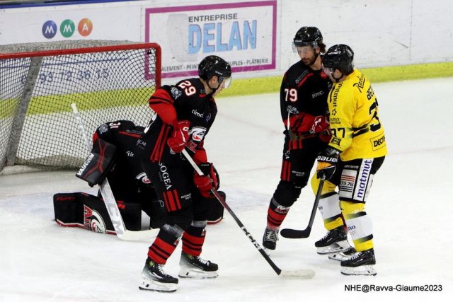 Photo hockey match Nice - Rouen le 03/11/2023