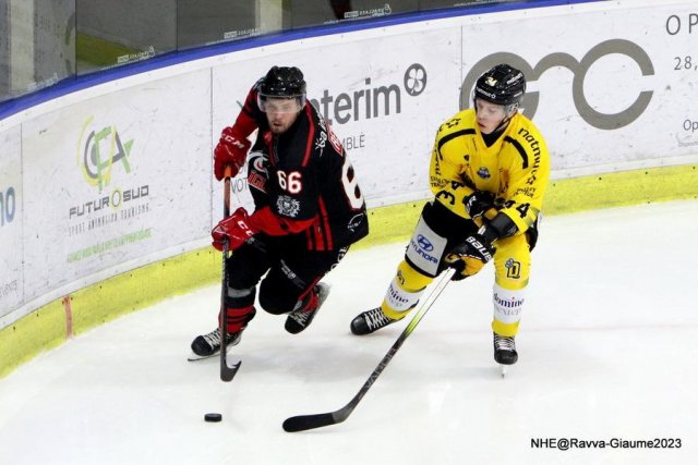 Photo hockey match Nice - Rouen le 03/11/2023