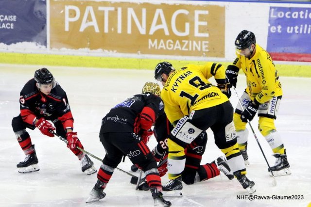 Photo hockey match Nice - Rouen le 03/11/2023