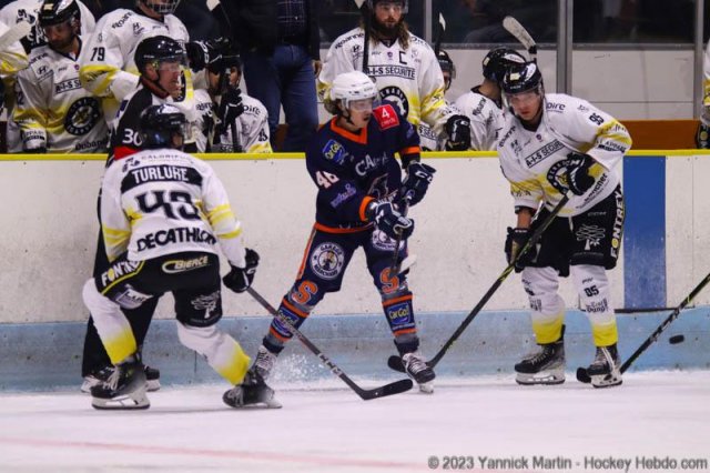 Photo hockey match Clermont-Ferrand - Roanne le 04/11/2023