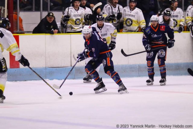 Photo hockey match Clermont-Ferrand - Roanne le 04/11/2023