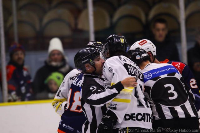 Photo hockey match Clermont-Ferrand - Roanne le 04/11/2023