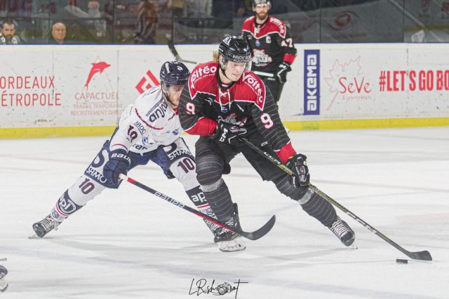 Photo hockey match Bordeaux - Angers  le 03/11/2023