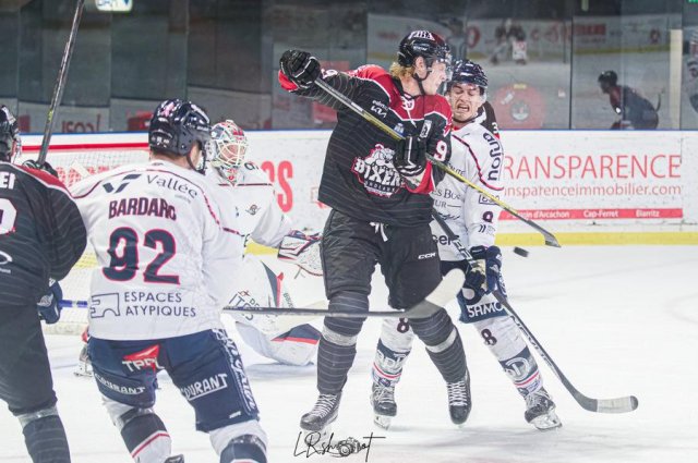 Photo hockey match Bordeaux - Angers  le 03/11/2023