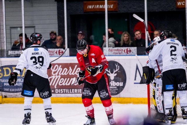 Photo hockey match Morzine-Avoriaz - Brest  le 11/11/2023