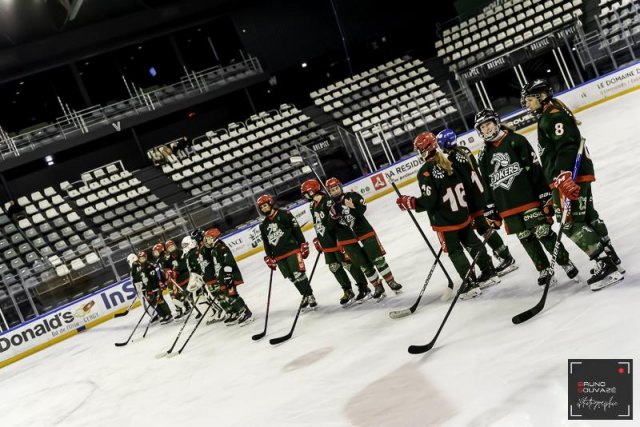 Photo hockey match Cergy-Pontoise / Féminin - Amiens / Féminin le 11/11/2023