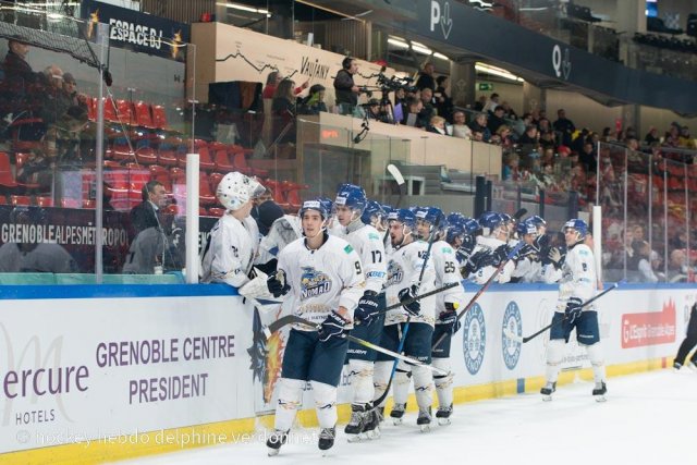 Photo hockey match Cardiff - Astana le 17/11/2023