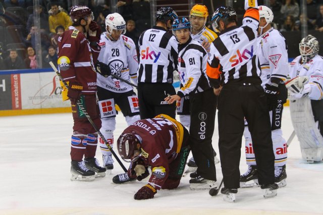 Photo hockey match Genève - Lugano le 17/11/2023