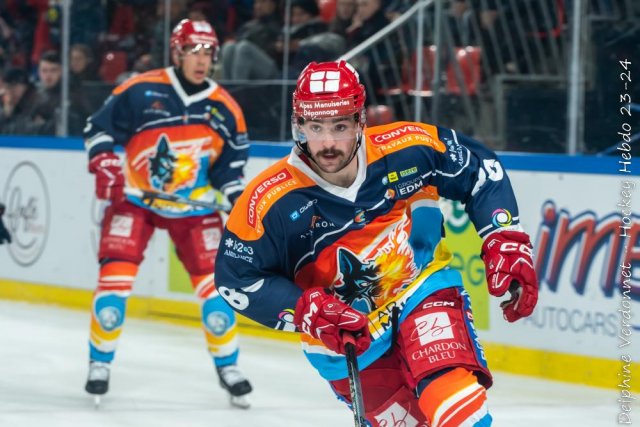 Photo hockey match Grenoble  - Zemgale  le 17/11/2023