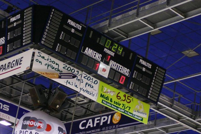 Photo hockey match Amiens  - Neuilly/Marne le 03/10/2009