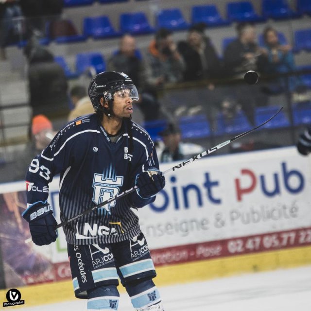 Photo hockey match Tours  - Amiens  le 15/11/2023