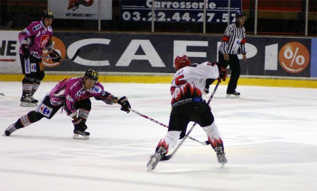 Photo hockey match Amiens  - Neuilly/Marne le 03/10/2009