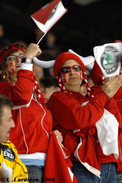 Photo hockey album Mondiaux : 2ème journée - Suisse / France - L. Lardière