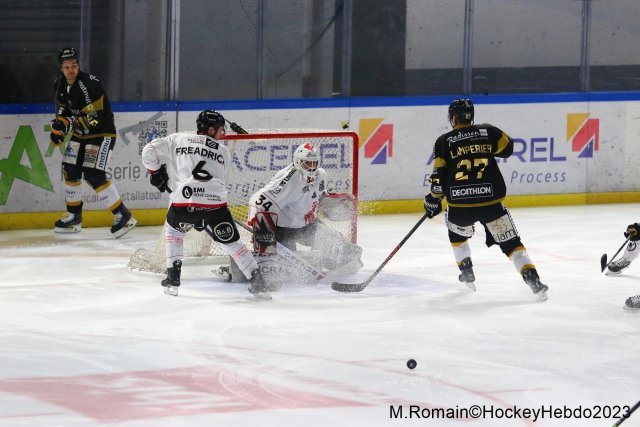 Photo hockey match Rouen - Amiens  le 17/11/2023