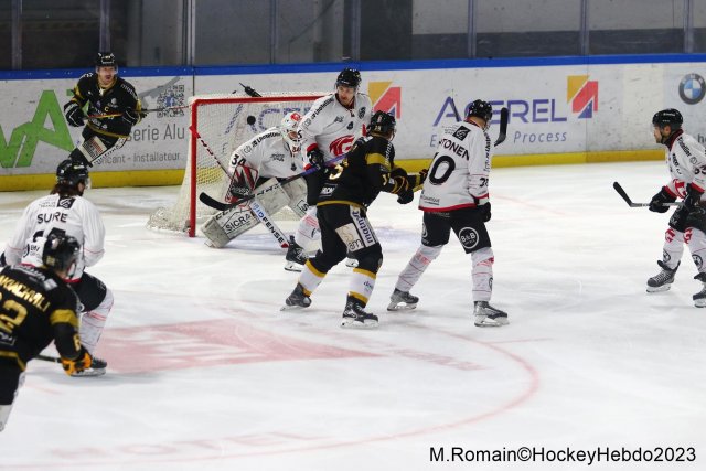 Photo hockey match Rouen - Amiens  le 17/11/2023