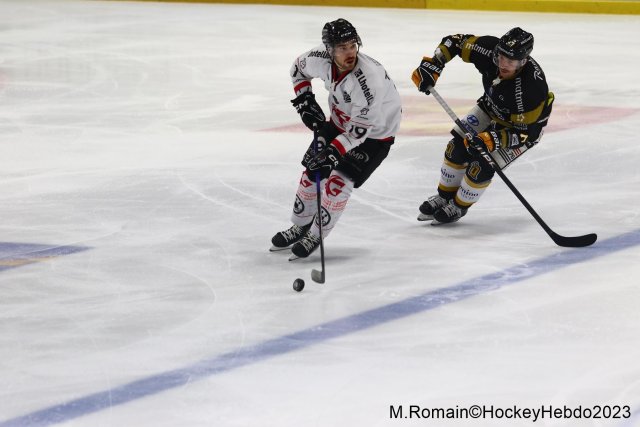 Photo hockey match Rouen - Amiens  le 17/11/2023