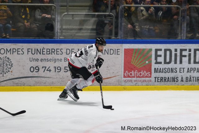 Photo hockey match Rouen - Amiens  le 17/11/2023