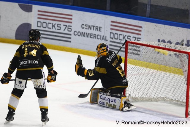 Photo hockey match Rouen - Amiens  le 17/11/2023