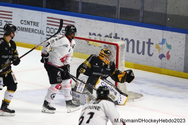 Photo hockey match Rouen - Amiens  le 17/11/2023