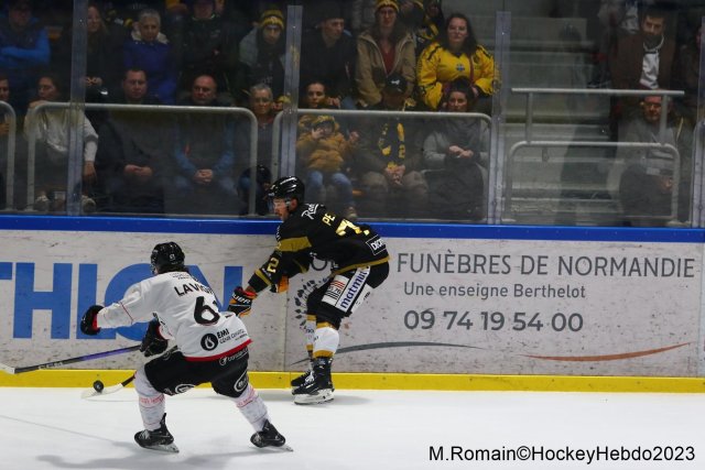 Photo hockey match Rouen - Amiens  le 17/11/2023