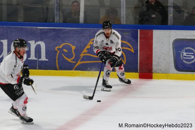 Photo hockey match Rouen - Amiens  le 17/11/2023