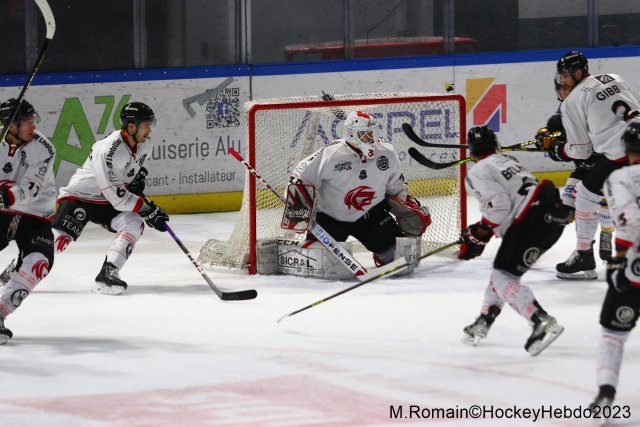 Photo hockey match Rouen - Amiens  le 17/11/2023