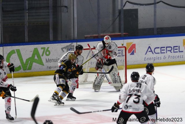 Photo hockey match Rouen - Amiens  le 17/11/2023