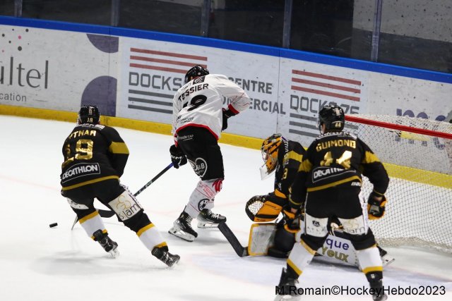 Photo hockey match Rouen - Amiens  le 17/11/2023