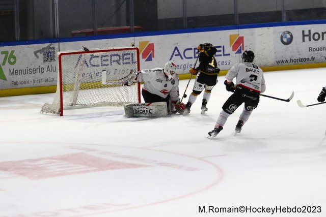 Photo hockey match Rouen - Amiens  le 17/11/2023