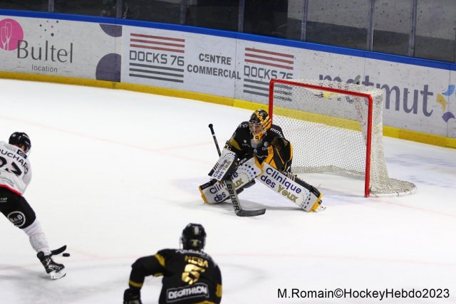 Photo hockey match Rouen - Amiens  le 17/11/2023