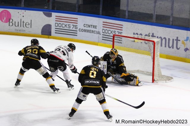 Photo hockey match Rouen - Amiens  le 17/11/2023