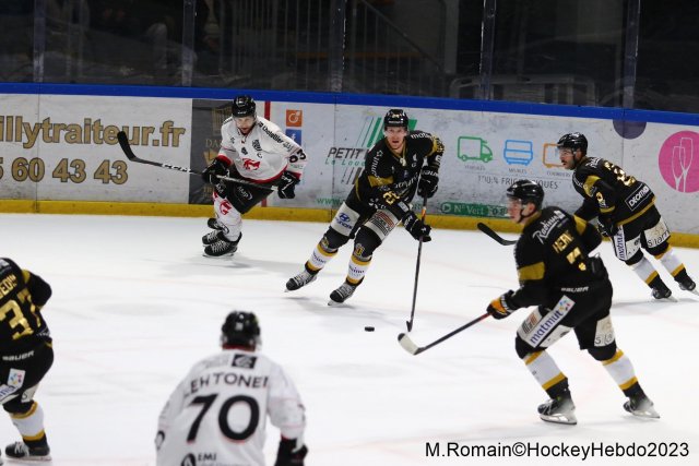 Photo hockey match Rouen - Amiens  le 17/11/2023