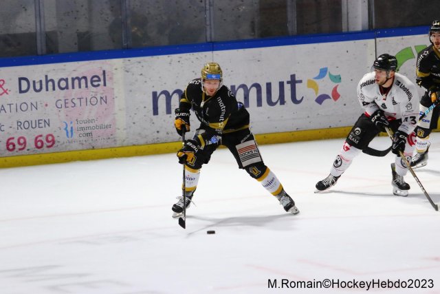 Photo hockey match Rouen - Amiens  le 17/11/2023