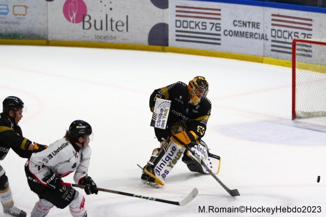 Photo hockey match Rouen - Amiens  le 17/11/2023