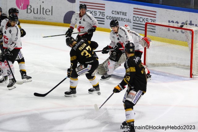 Photo hockey match Rouen - Amiens  le 17/11/2023