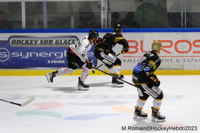 Photo hockey match Rouen - Amiens  le 17/11/2023