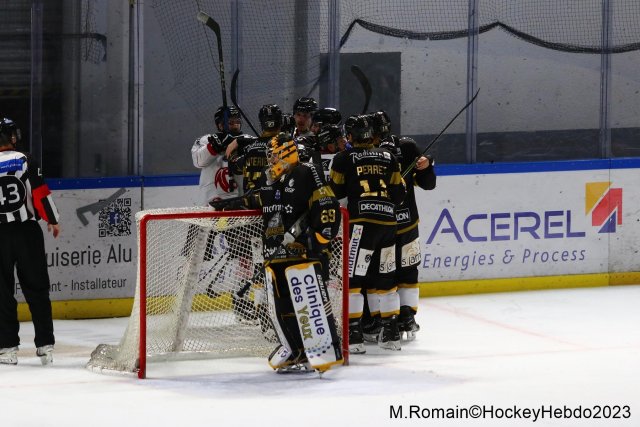 Photo hockey match Rouen - Amiens  le 17/11/2023