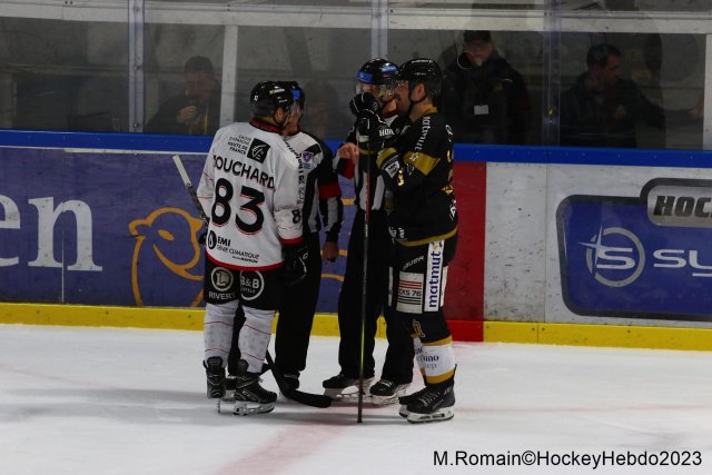 Photo hockey match Rouen - Amiens  le 17/11/2023