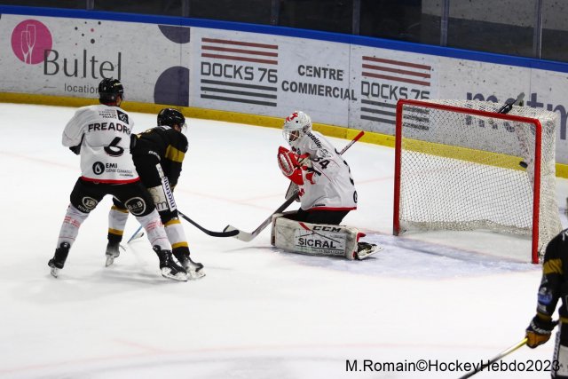 Photo hockey match Rouen - Amiens  le 17/11/2023
