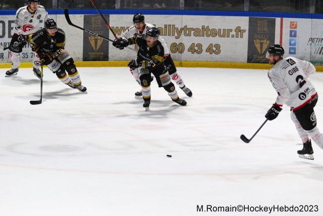 Photo hockey match Rouen - Amiens  le 17/11/2023