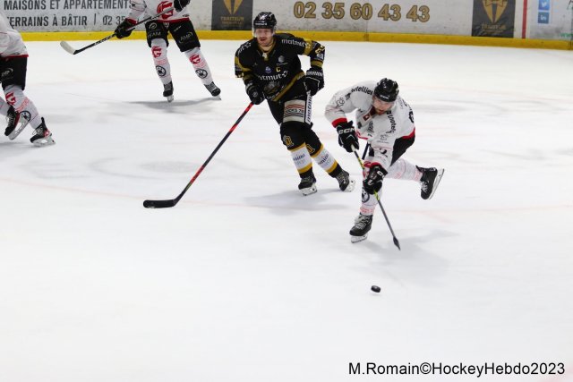 Photo hockey match Rouen - Amiens  le 17/11/2023