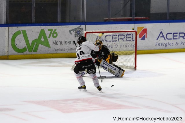 Photo hockey match Rouen - Amiens  le 17/11/2023