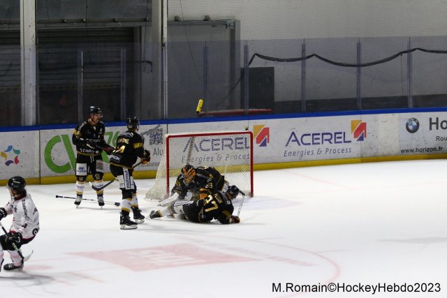 Photo hockey match Rouen - Amiens  le 17/11/2023
