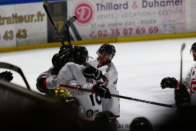 Photo hockey match Rouen - Amiens  le 17/11/2023