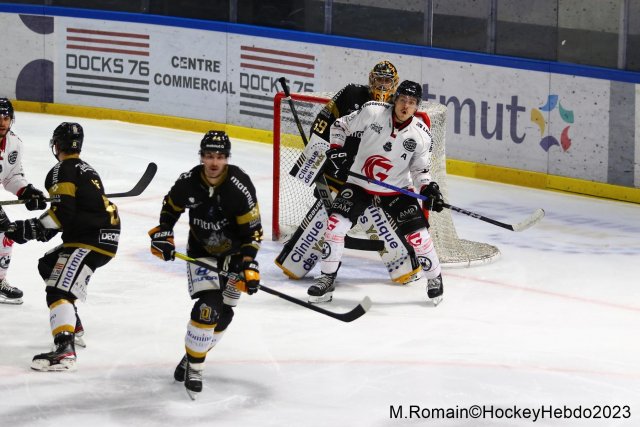 Photo hockey match Rouen - Amiens  le 17/11/2023
