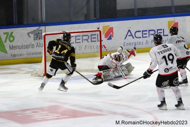 Photo hockey match Rouen - Amiens  le 17/11/2023