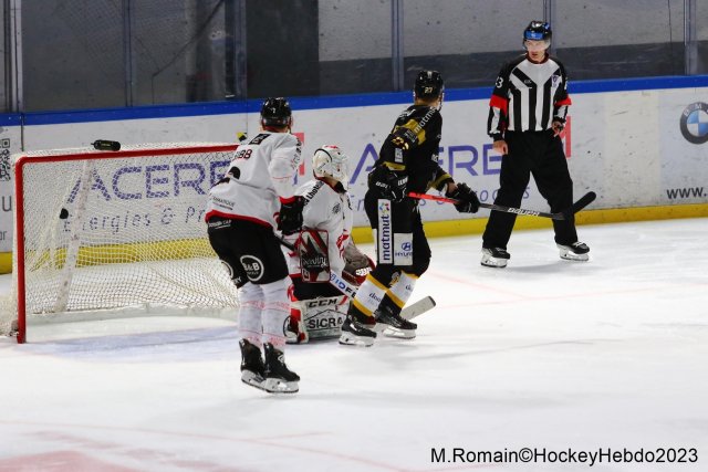 Photo hockey match Rouen - Amiens  le 17/11/2023